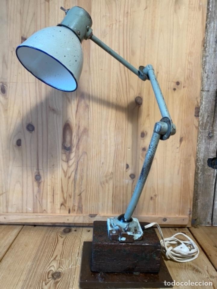 Antig&uuml;edades: Lampara industrial Jielde - Foto 11
