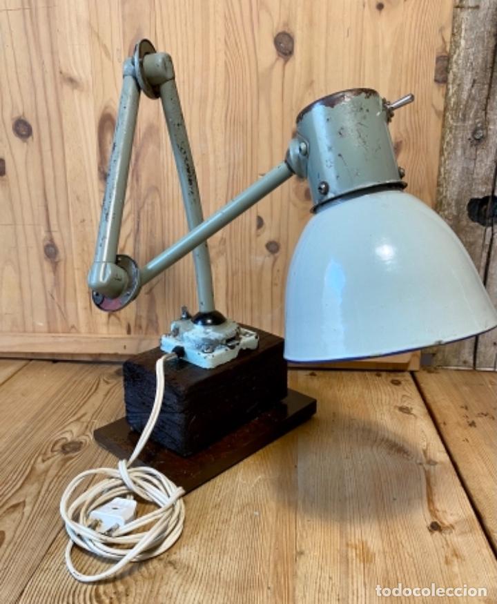 Antig&uuml;edades: Lampara industrial Jielde - Foto 12