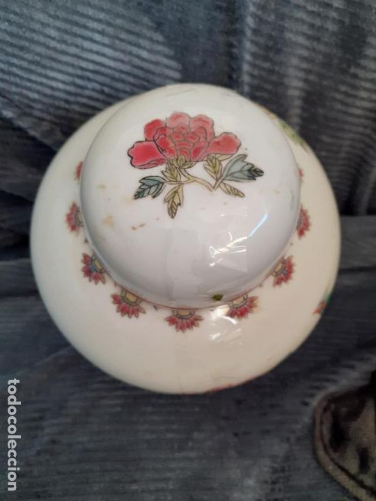 Antig&uuml;edades: Bote porcelana de te - Foto 3