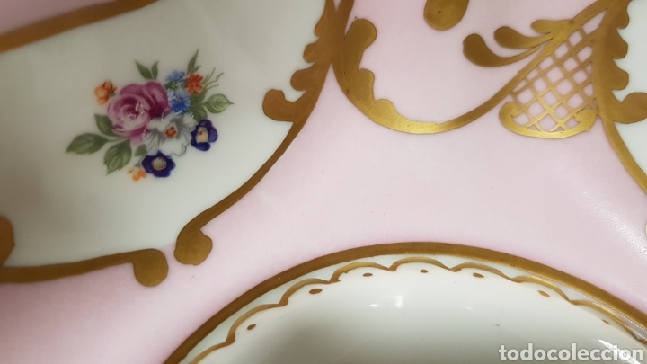Antig&uuml;edades: CUENCO CON BASE DE LIMOGES CON INCRUSTACIONES DE ORO - Foto 6