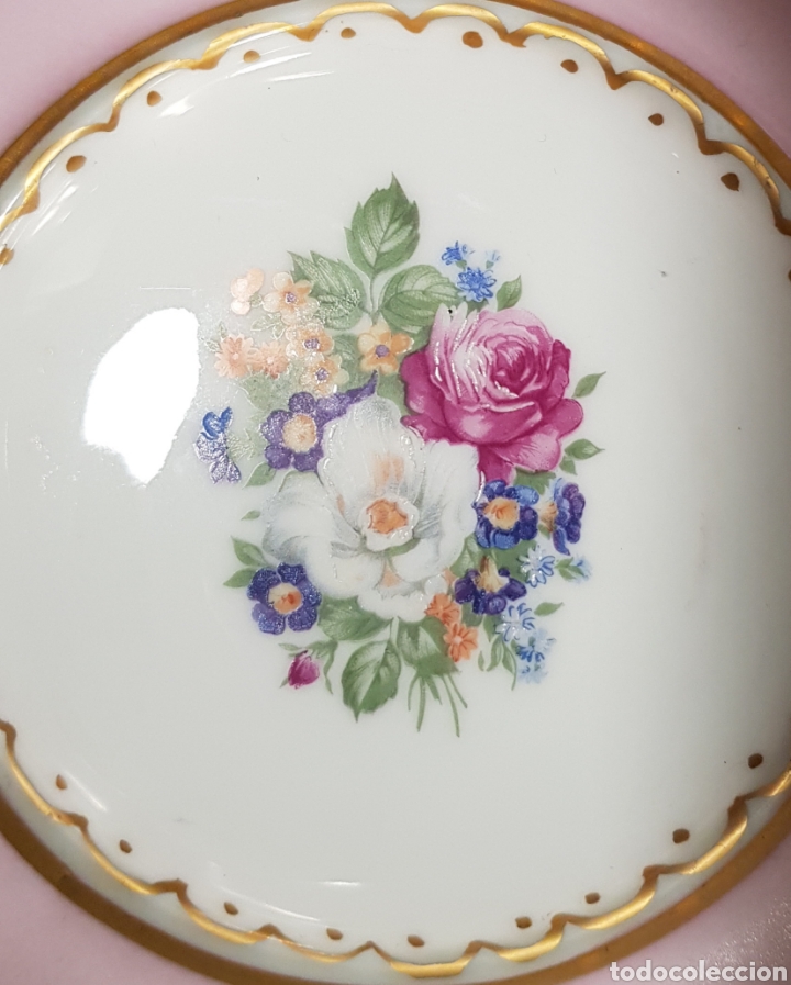 Antig&uuml;edades: CUENCO CON BASE DE LIMOGES CON INCRUSTACIONES DE ORO - Foto 7