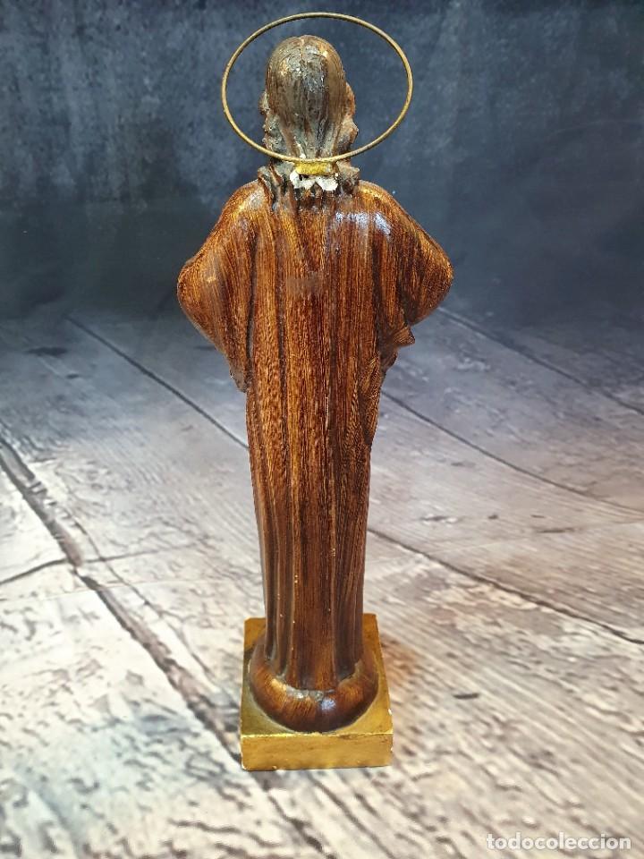 Antig&uuml;edades: FIGURA RELIGIOSA DE ESCAYOLA - Foto 3