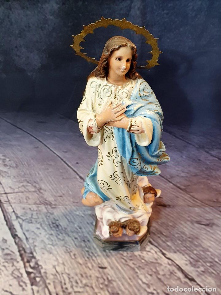 Antig&uuml;edades: FIGURA RELIGIOSA DE ESCAYOLA - Foto 1