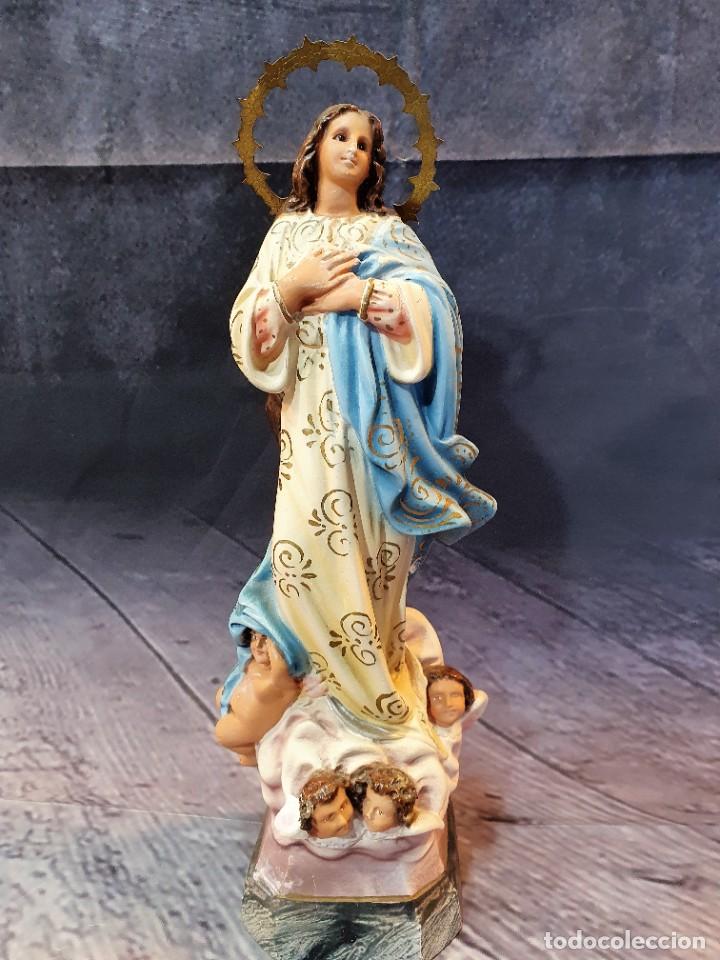 Antig&uuml;edades: FIGURA RELIGIOSA DE ESCAYOLA - Foto 2
