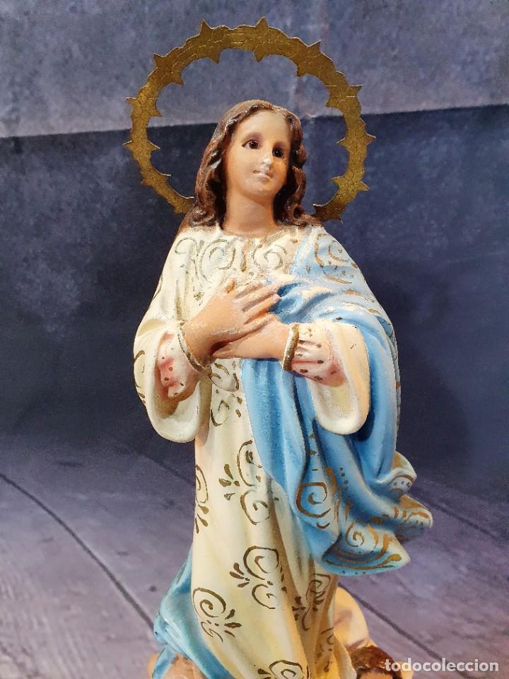 Antig&uuml;edades: FIGURA RELIGIOSA DE ESCAYOLA - Foto 3