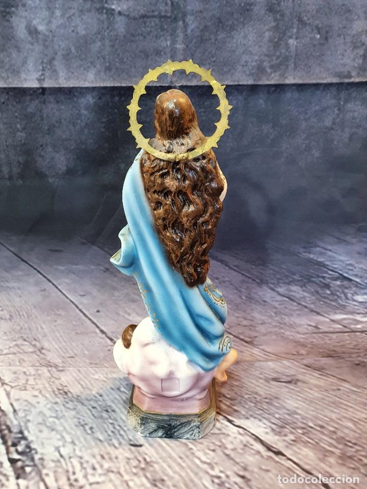 Antig&uuml;edades: FIGURA RELIGIOSA DE ESCAYOLA - Foto 4