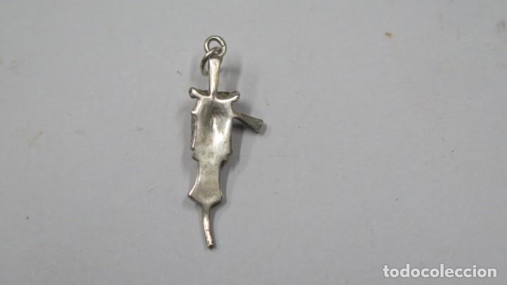 Antig&uuml;edades: MEDALLA CRISTO. PLATA - Foto 2