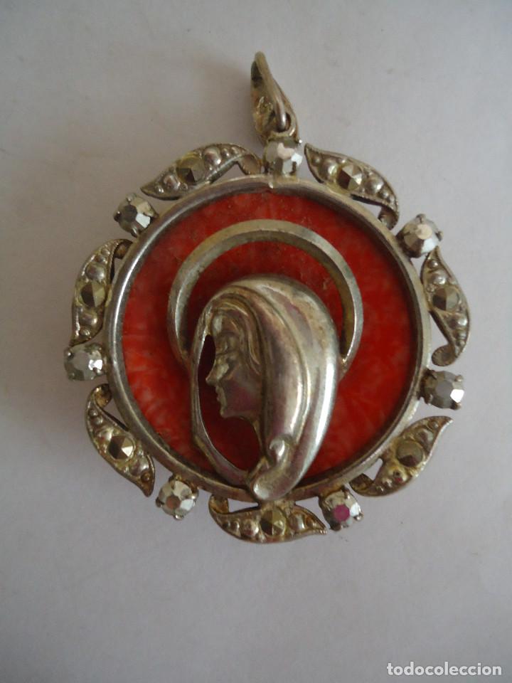 Antig&uuml;edades: ANTIGUA MEDALLA DE LA VIRGEN . 2 --- 15 - Foto 1