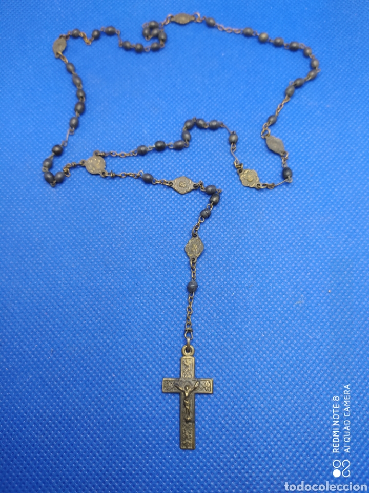 Antig&uuml;edades: Antiguo Rosario 36cm. - Foto 1