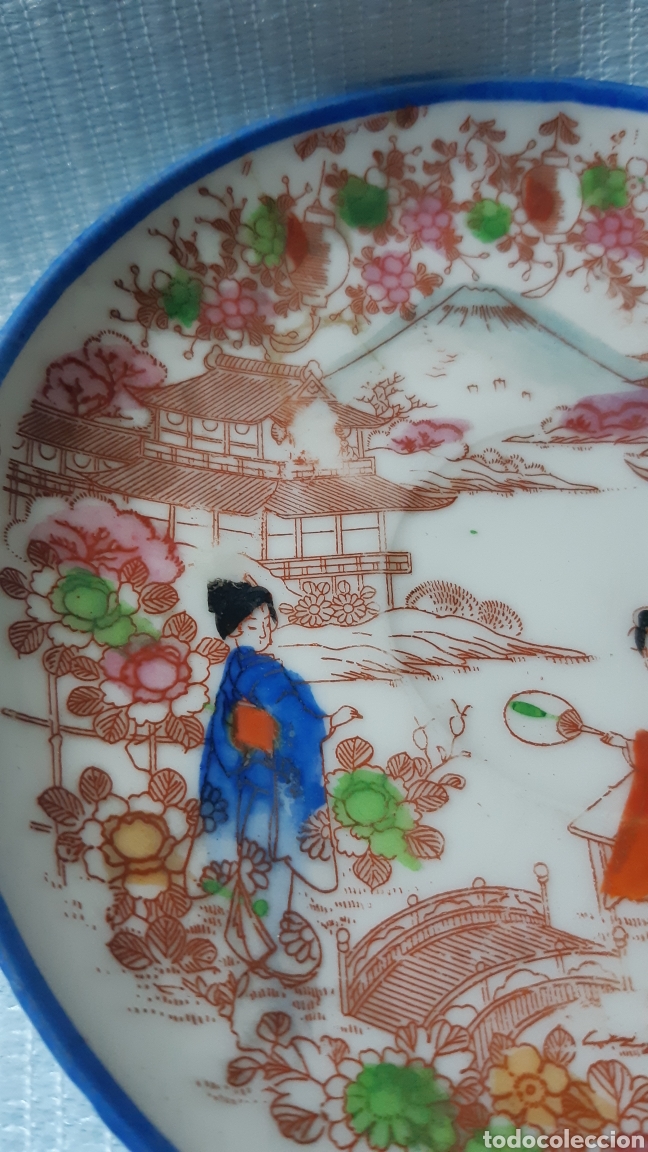 Antig&uuml;edades: PLATO JAPONES DECORACION - Foto 2