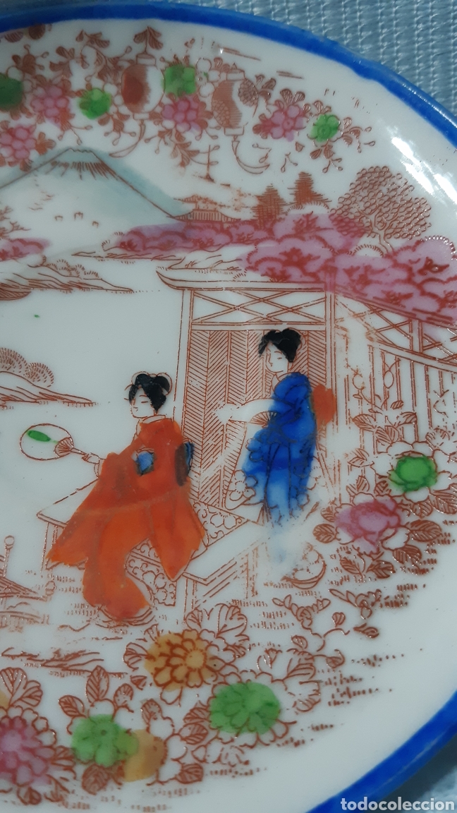 Antig&uuml;edades: PLATO JAPONES DECORACION - Foto 3