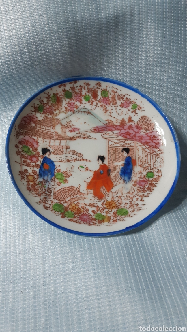 Antig&uuml;edades: PLATO JAPONES DECORACION - Foto 1