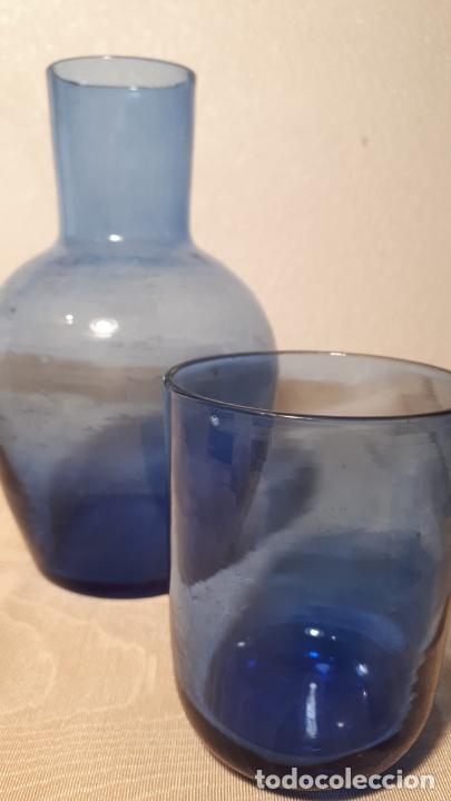 Antig&uuml;edades: Verdot de cristal azul - Foto 2