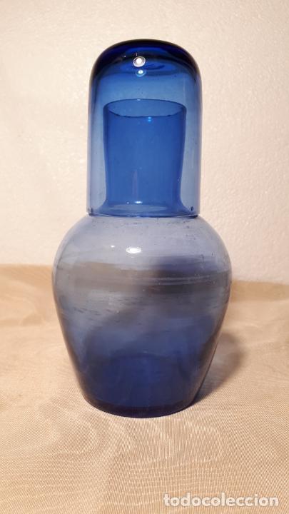 Antig&uuml;edades: Verdot de cristal azul - Foto 7