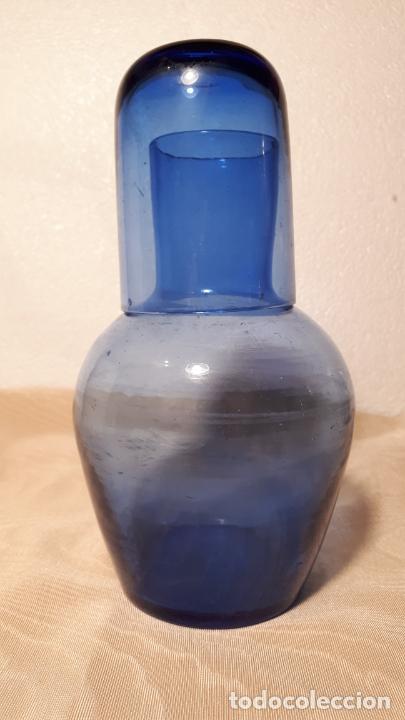 Antig&uuml;edades: Verdot de cristal azul - Foto 1