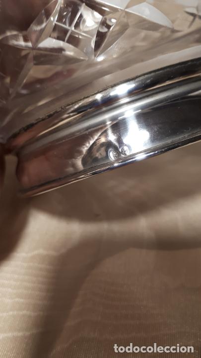 Antig&uuml;edades: Jarra de cerveza en cristal y plata - Foto 2