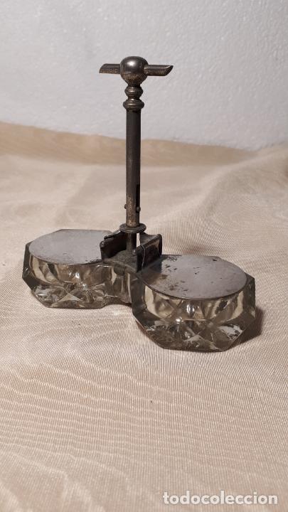 Antig&uuml;edades: Original salero de cristal. - Foto 11
