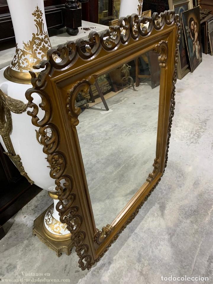Antig&uuml;edades: ELEGANTE ESPEJO EN MADERA - Foto 2