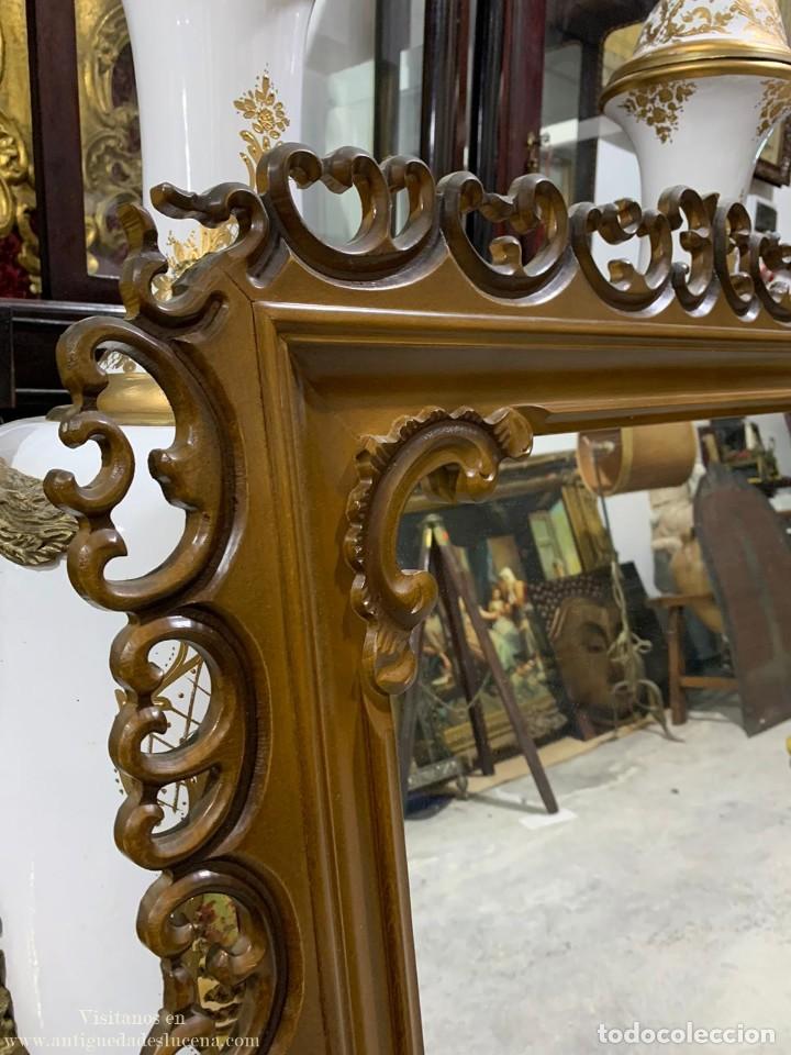 Antig&uuml;edades: ELEGANTE ESPEJO EN MADERA - Foto 4