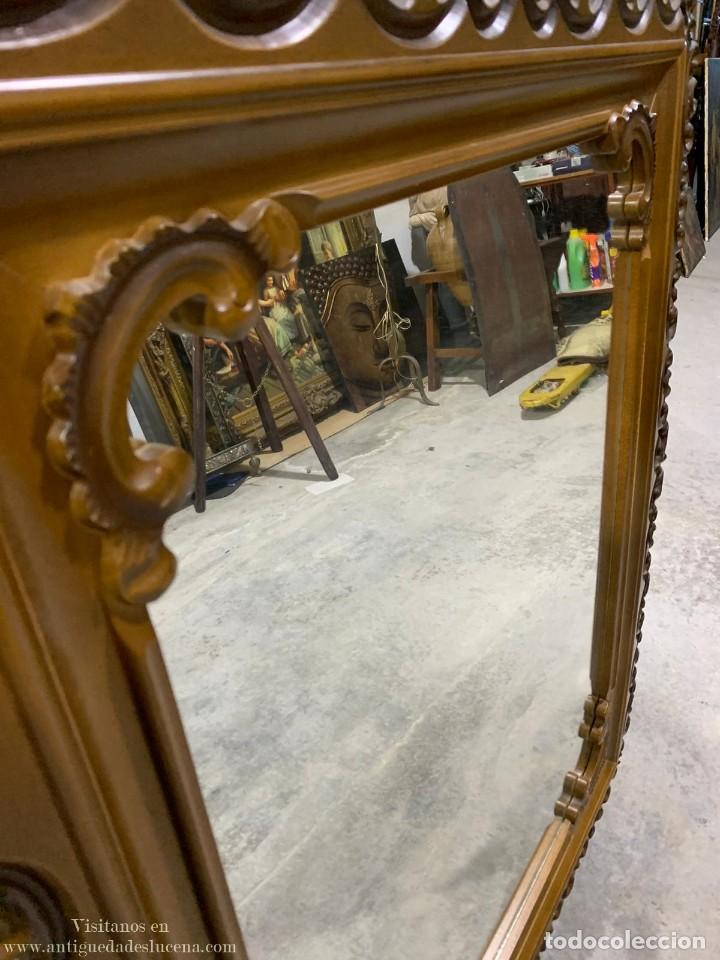 Antig&uuml;edades: ELEGANTE ESPEJO EN MADERA - Foto 6