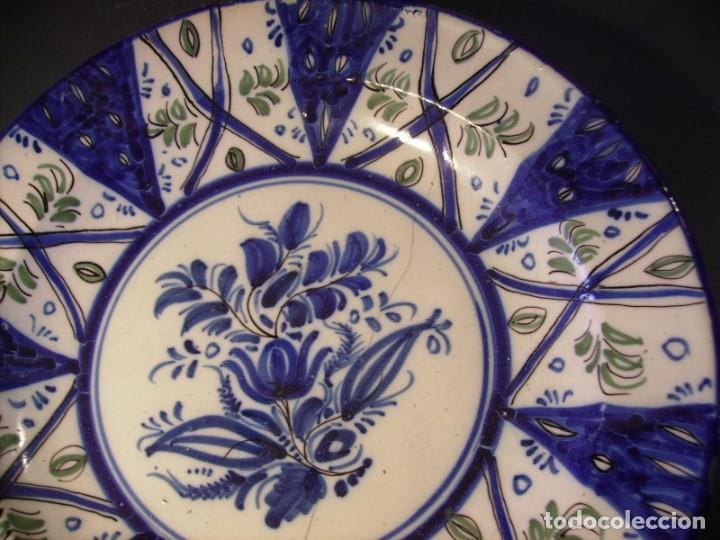 Antig&uuml;edades: PLATO CER&Aacute;MICA DE MANISES XIX - Foto 5