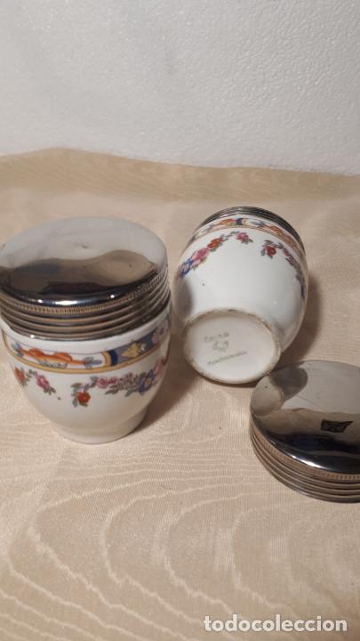 Antig&uuml;edades: Tres tarros de porcelana Checa - Foto 9