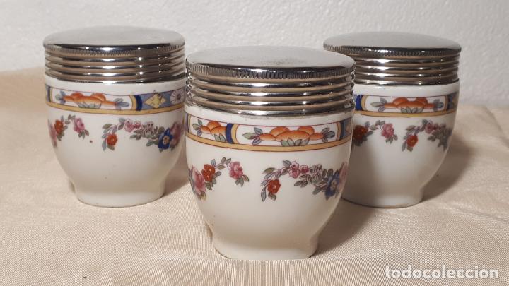 Antig&uuml;edades: Tres tarros de porcelana Checa - Foto 12
