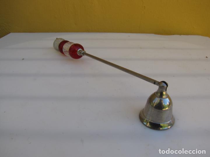 Antig&uuml;edades: 19.- Apagavelas bolas cristal - Foto 2