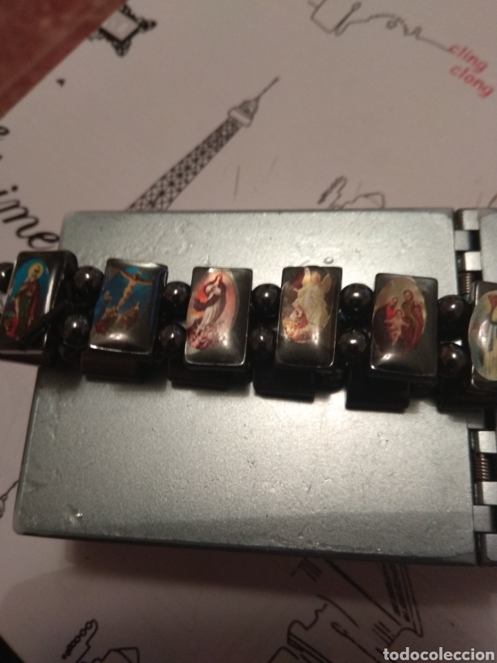 Antig&uuml;edades: pulsera de Santos onix - Foto 1