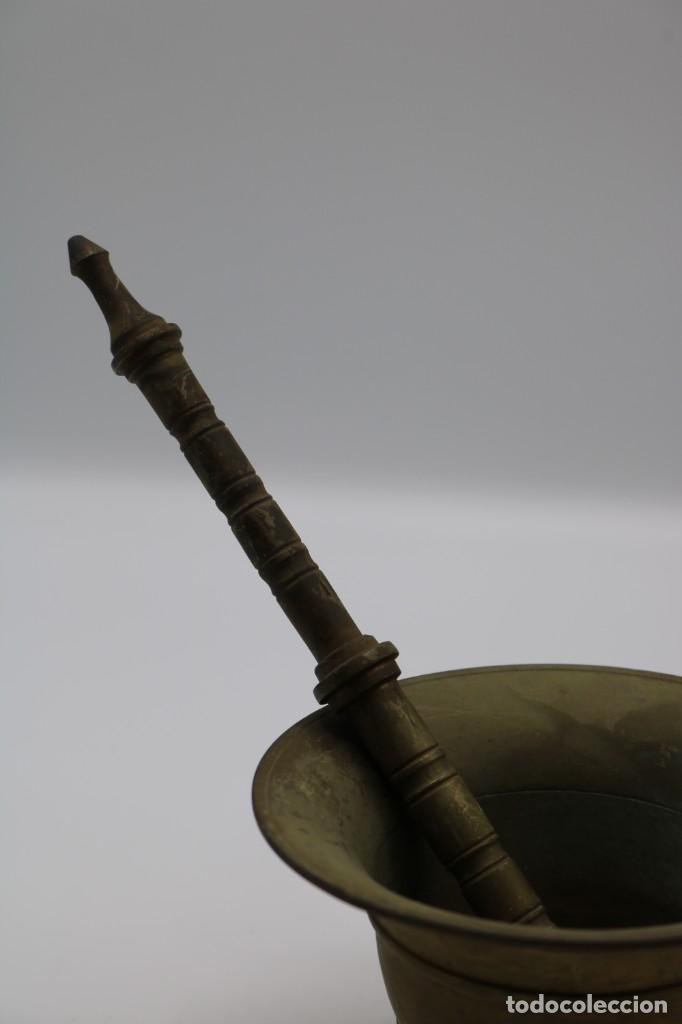 Antig&uuml;edades: Mortero de bronce muy antiguo - Foto 3