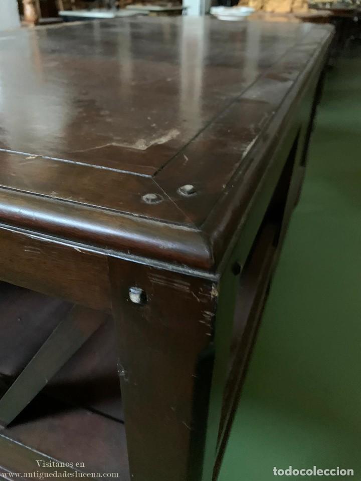 Antig&uuml;edades: GRAN MESA DE DESPACHO DE MADERA - Foto 7