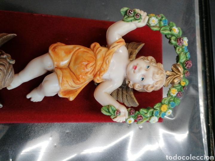 Antig&uuml;edades: Angelitos de pl&aacute;stico italiano - Foto 2