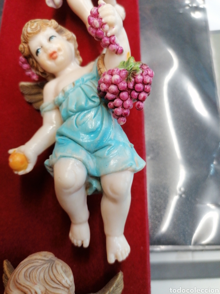 Antig&uuml;edades: Angelitos de pl&aacute;stico italiano - Foto 4