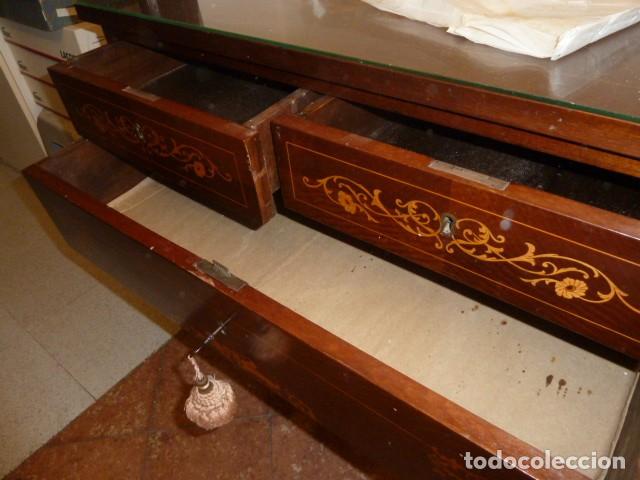 Antig&uuml;edades: C&Oacute;MODA DE CAOBA CON MARQUETER&Iacute;A. - Foto 7