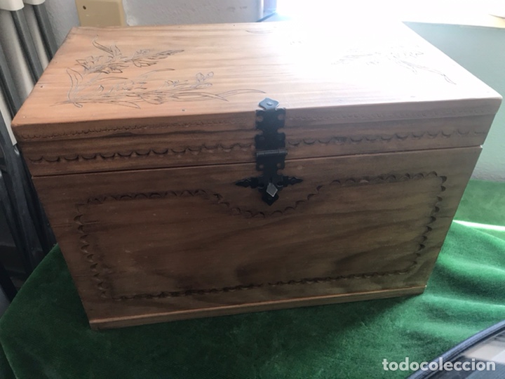 rústica caja madera muy antigua 16,5 x 31 x 12 - Compra venta en  todocoleccion