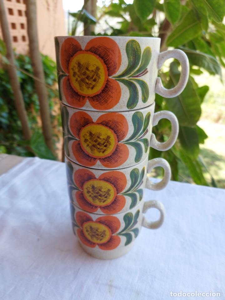 Antig&uuml;edades: LOTE DE 4 TAZAS GRANDES - Foto 6