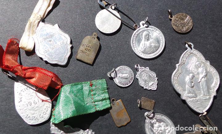 Antig&uuml;edades: LOTE DE MEDALLAS RELIGIOSAS. - Foto 2