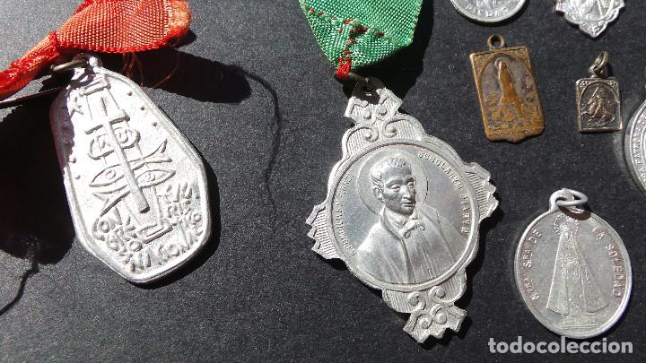 Antig&uuml;edades: LOTE DE MEDALLAS RELIGIOSAS. - Foto 4