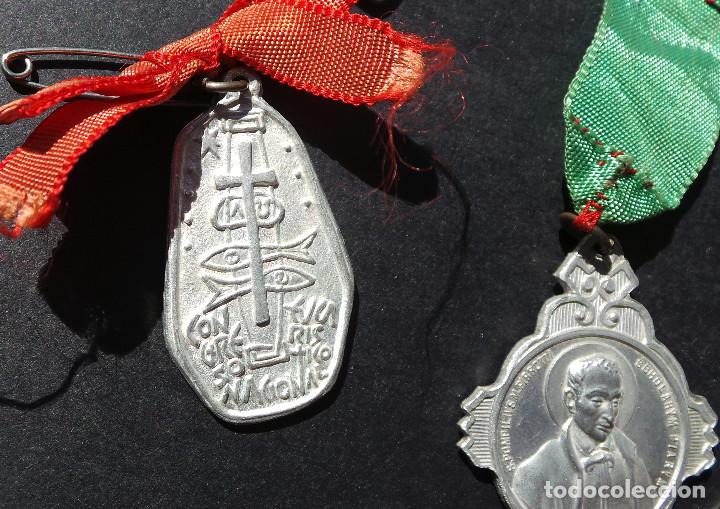 Antig&uuml;edades: LOTE DE MEDALLAS RELIGIOSAS. - Foto 5