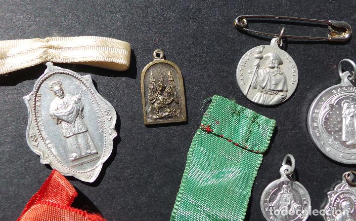Antig&uuml;edades: LOTE DE MEDALLAS RELIGIOSAS. - Foto 6