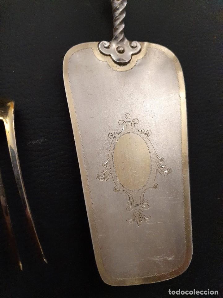 Antig&uuml;edades: JUEGO CUBIERTOS EN PLATA DE LEY DE 800 - Foto 3