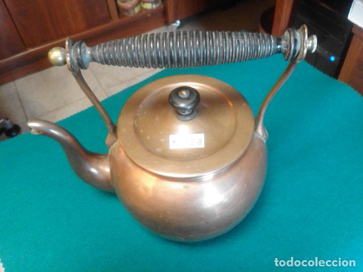 Antig&uuml;edades: ANTIGUA TETERA DE COBRE - Foto 1