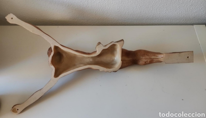 Antig&uuml;edades: Figura de cristo crucificado - Foto 3