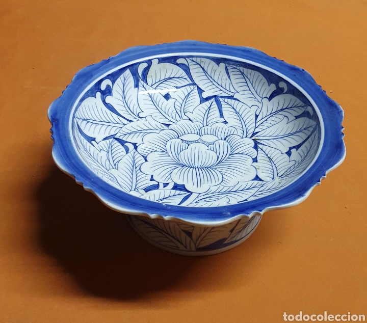 Antig&uuml;edades: Frutero porcelana - Foto 2
