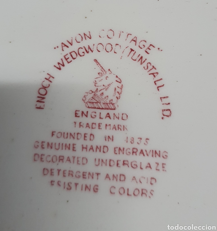 Antig&uuml;edades: Plato Porcelana Inglesa - Foto 3