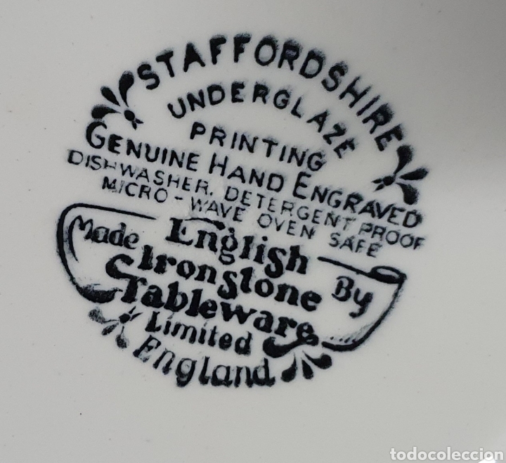 Antig&uuml;edades: Plato Porcelana Inglesa - Foto 3