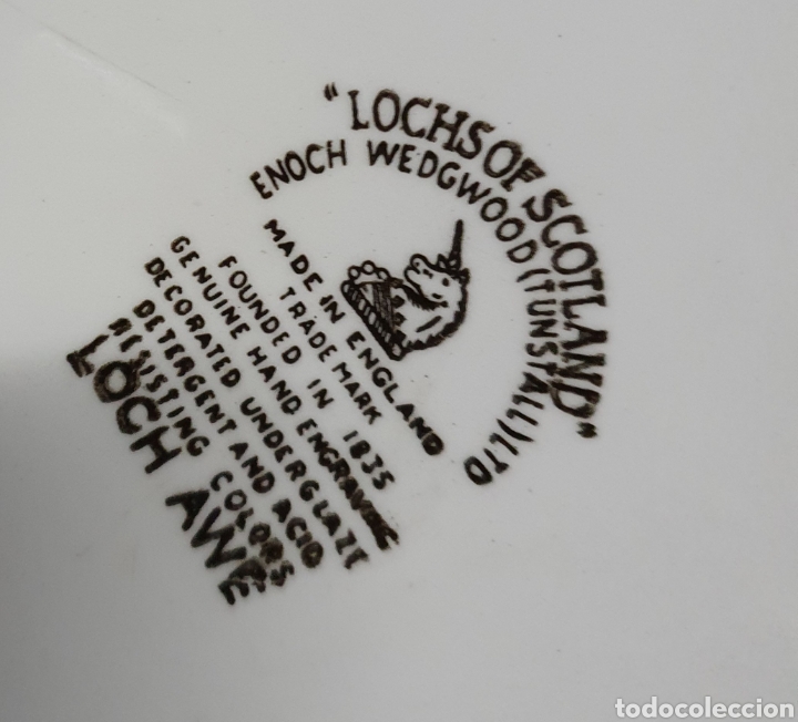 Antig&uuml;edades: Plato Porcelana Inglesa - Foto 3