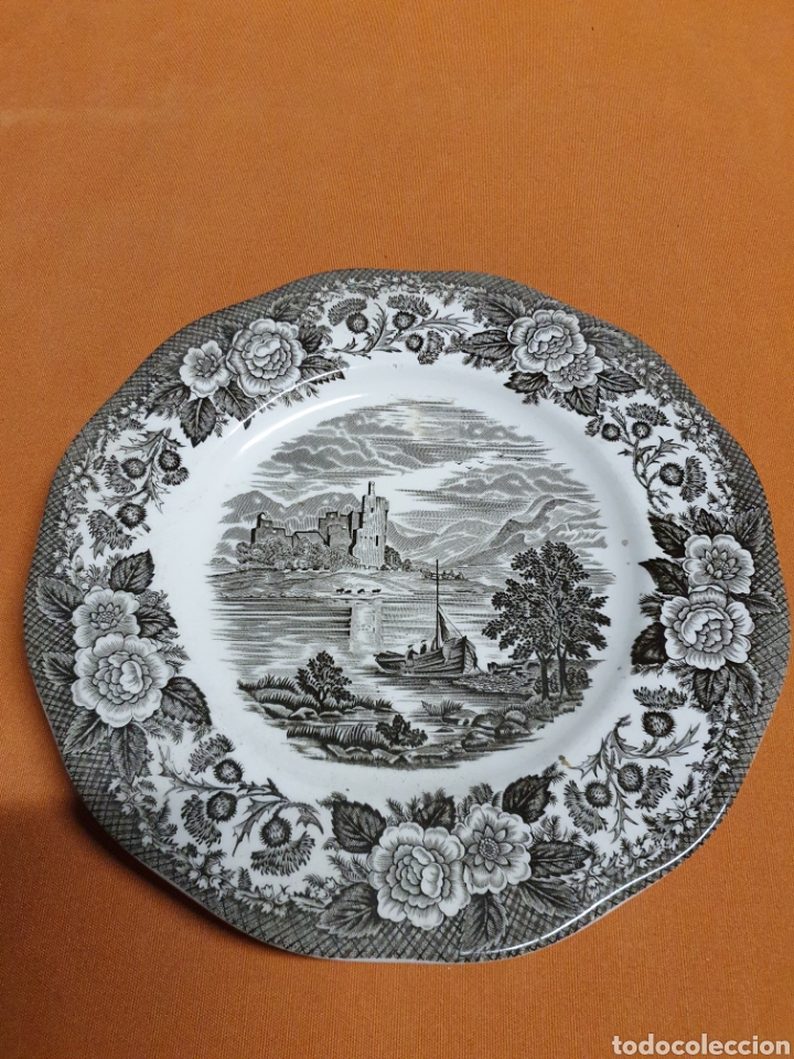 Antig&uuml;edades: Plato Porcelana Inglesa - Foto 1