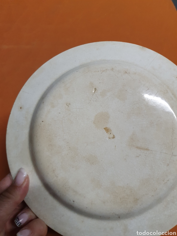 Antig&uuml;edades: Plato Porcelana - Foto 3