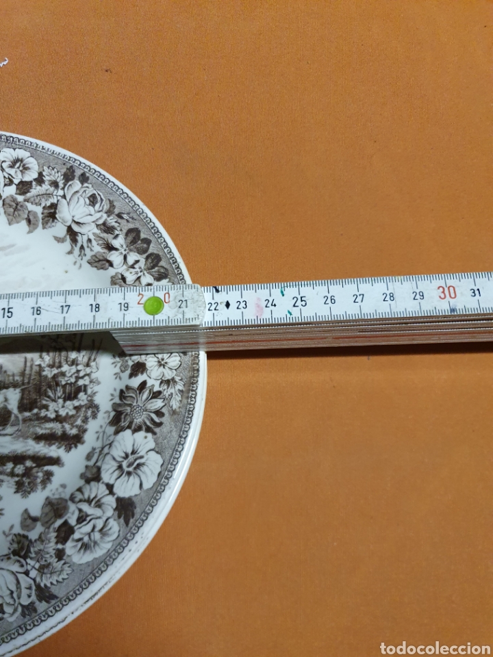 Antig&uuml;edades: Plato Porcelana - Foto 2